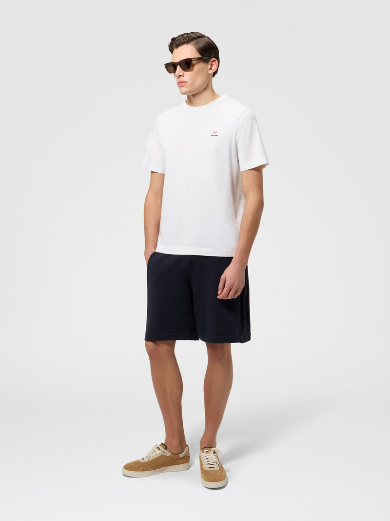 Missoni Cotton fleece shorts with knit inserts outlook