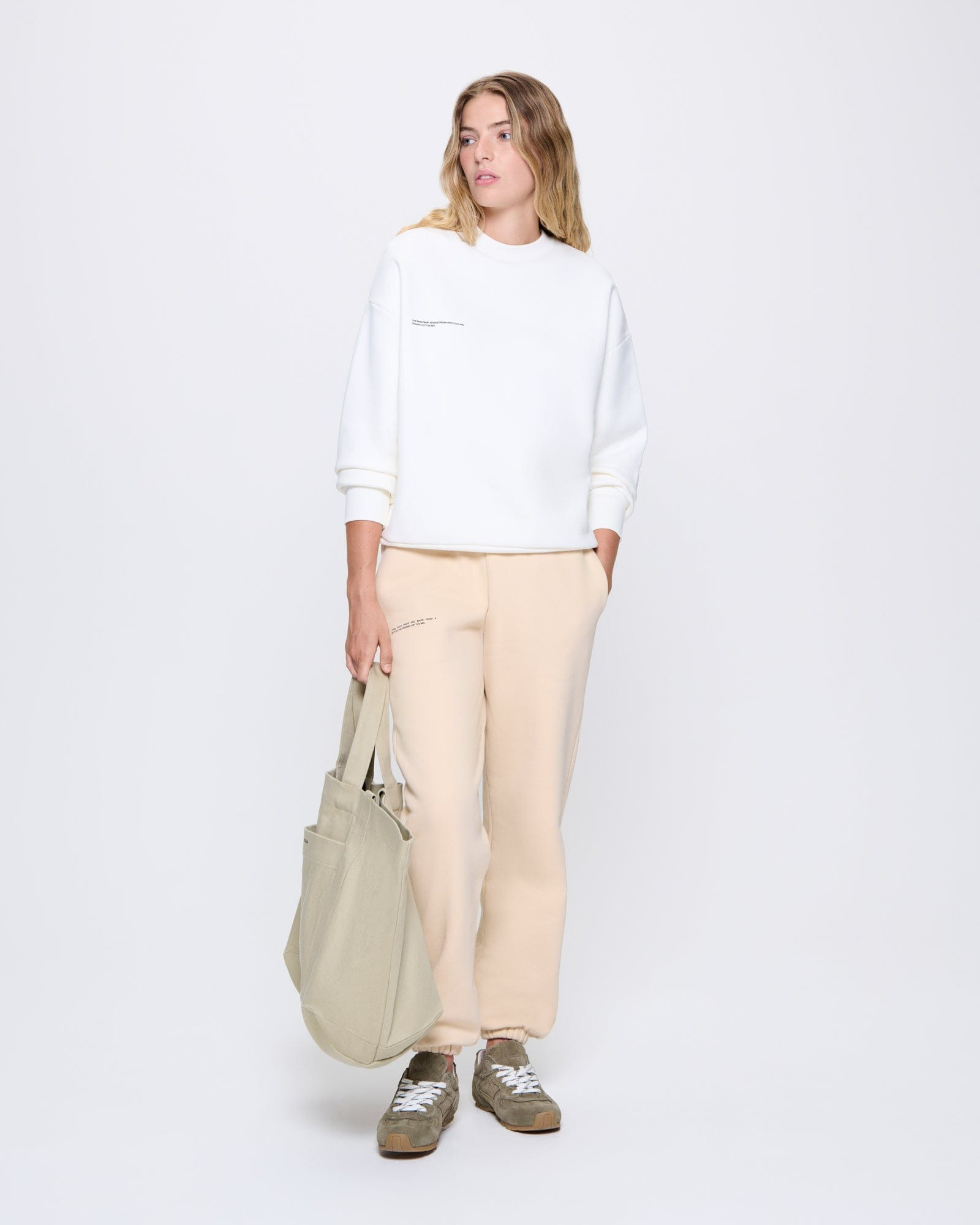Womens 365 Heavyweight Sweatshirt - Off-White - 3