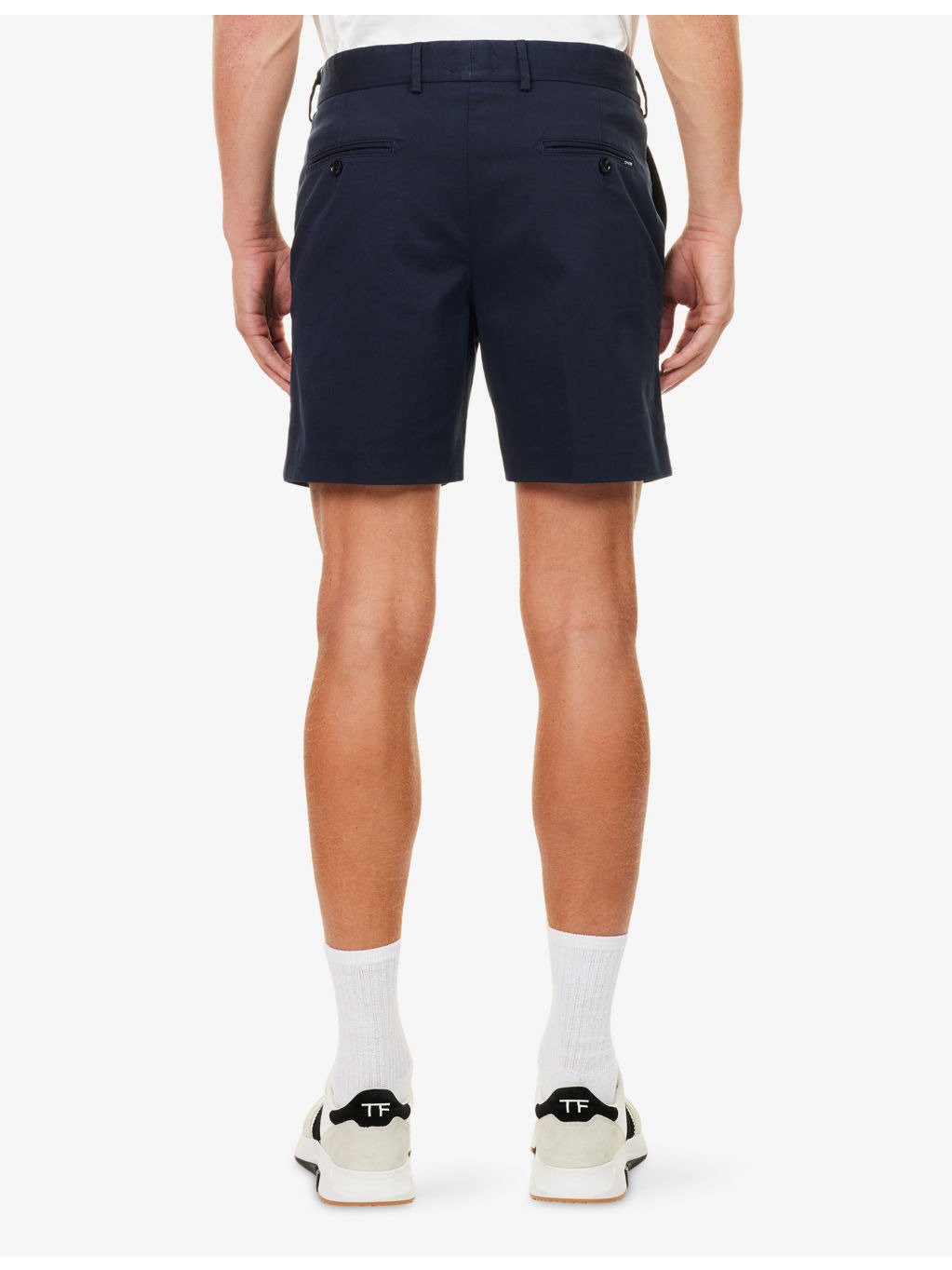 Twill Regular-Fit Stretch-Cotton Shorts - 4