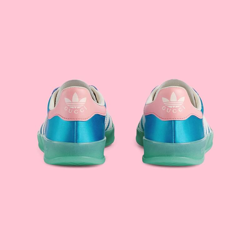 GUCCI adidas x Gucci women's Gazelle sneaker outlook