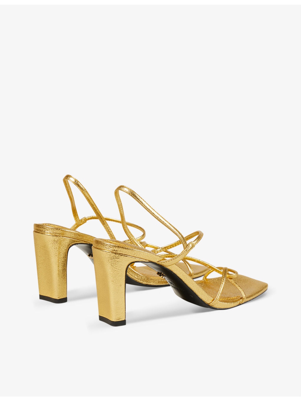 Faye strappy leather heeled sandals - 3