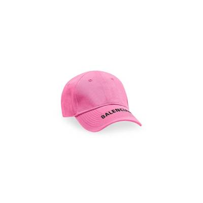 BALENCIAGA Women's Logo Cap in Pink outlook