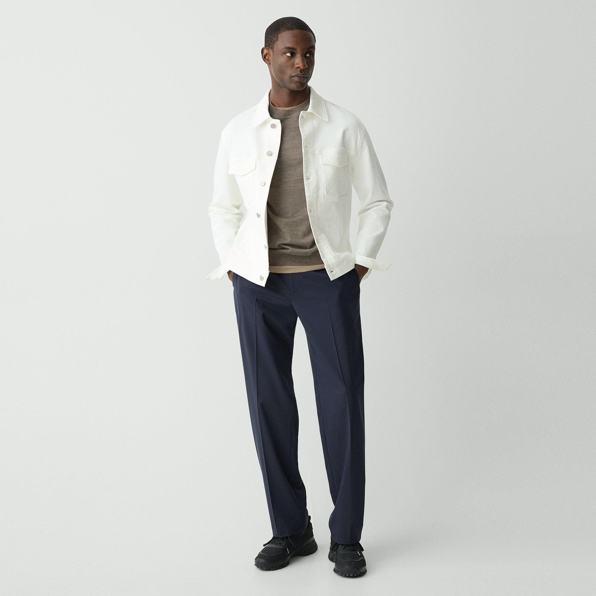 City Trucker Jacket in Stretch Denim - 6