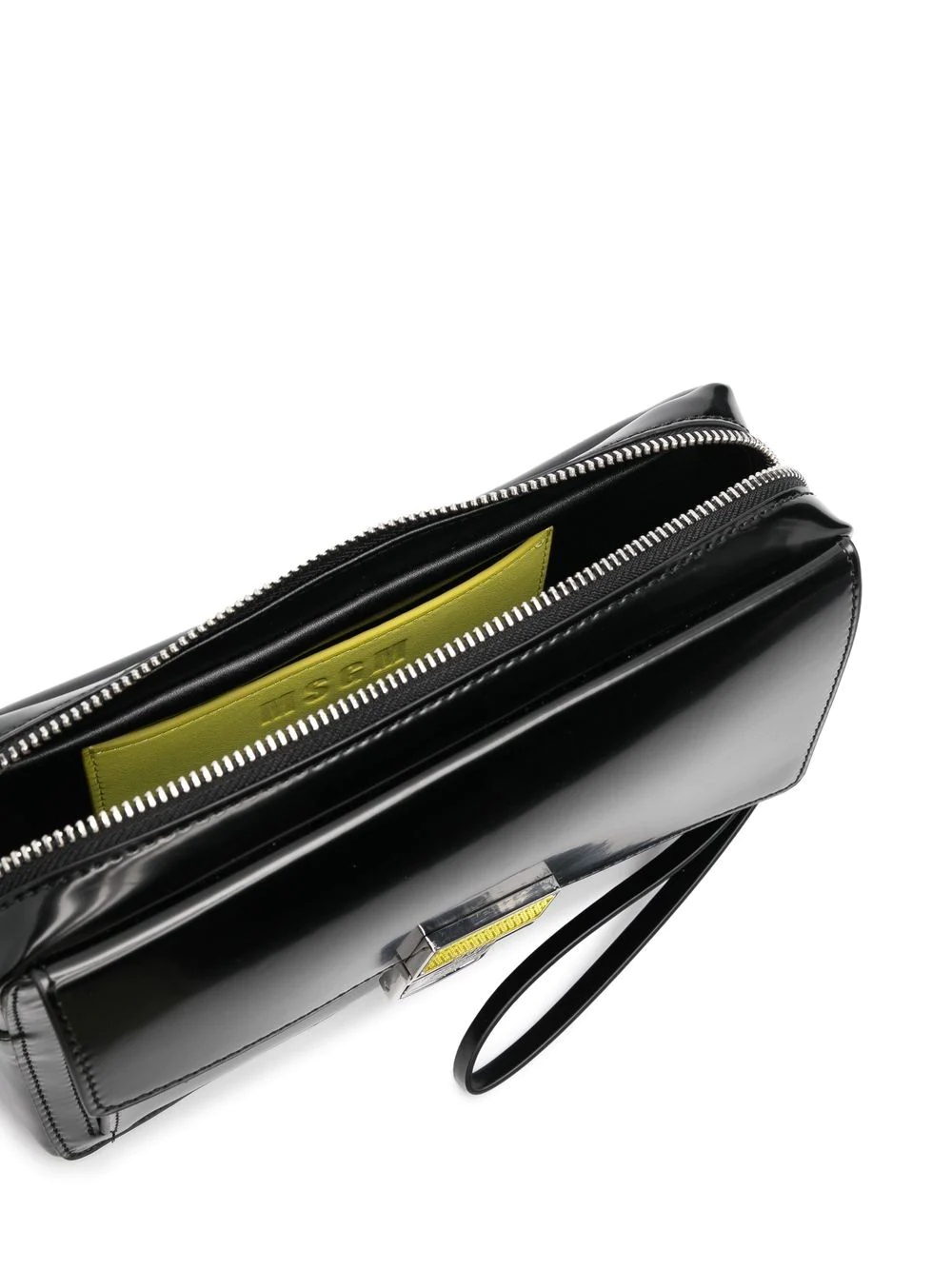 faux leather cross-body bag - 5