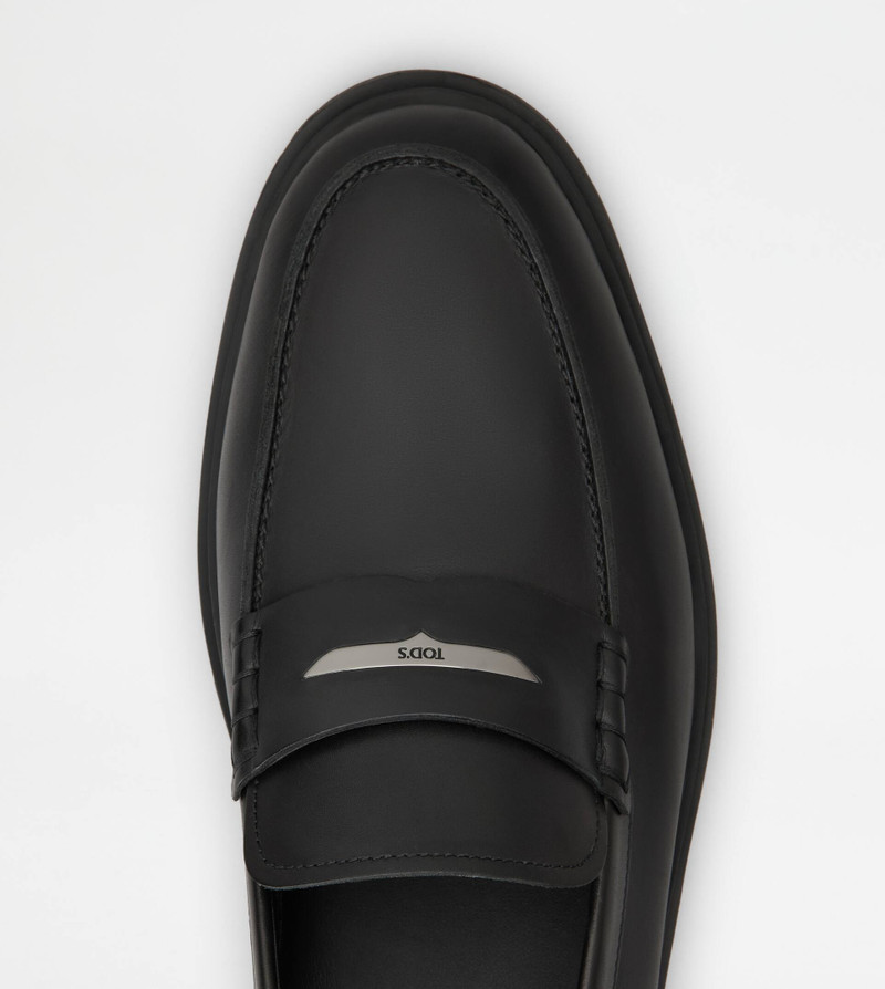 LOAFERS IN LEATHER - BLACK 5