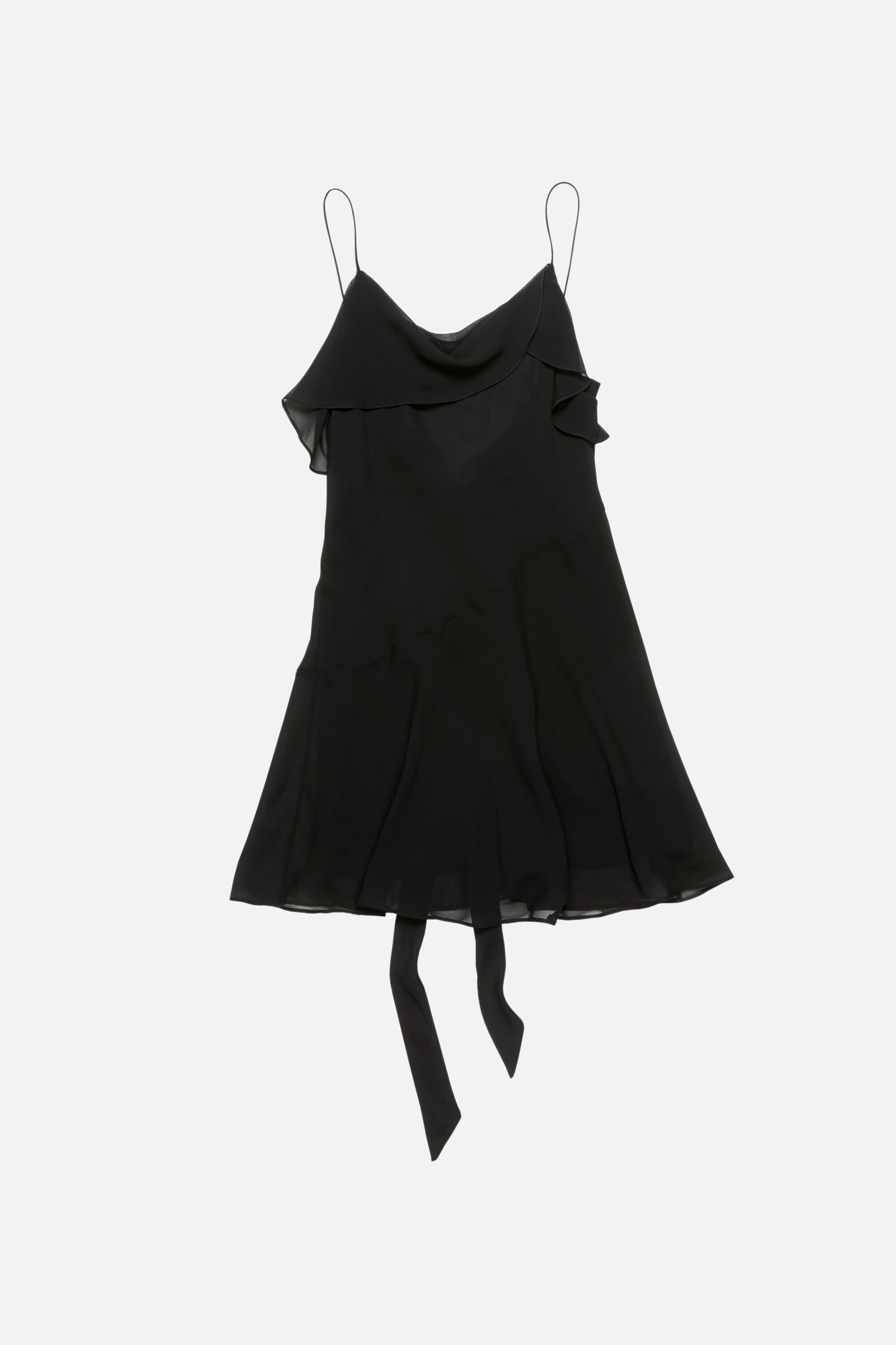 Silk dress - Black - 6