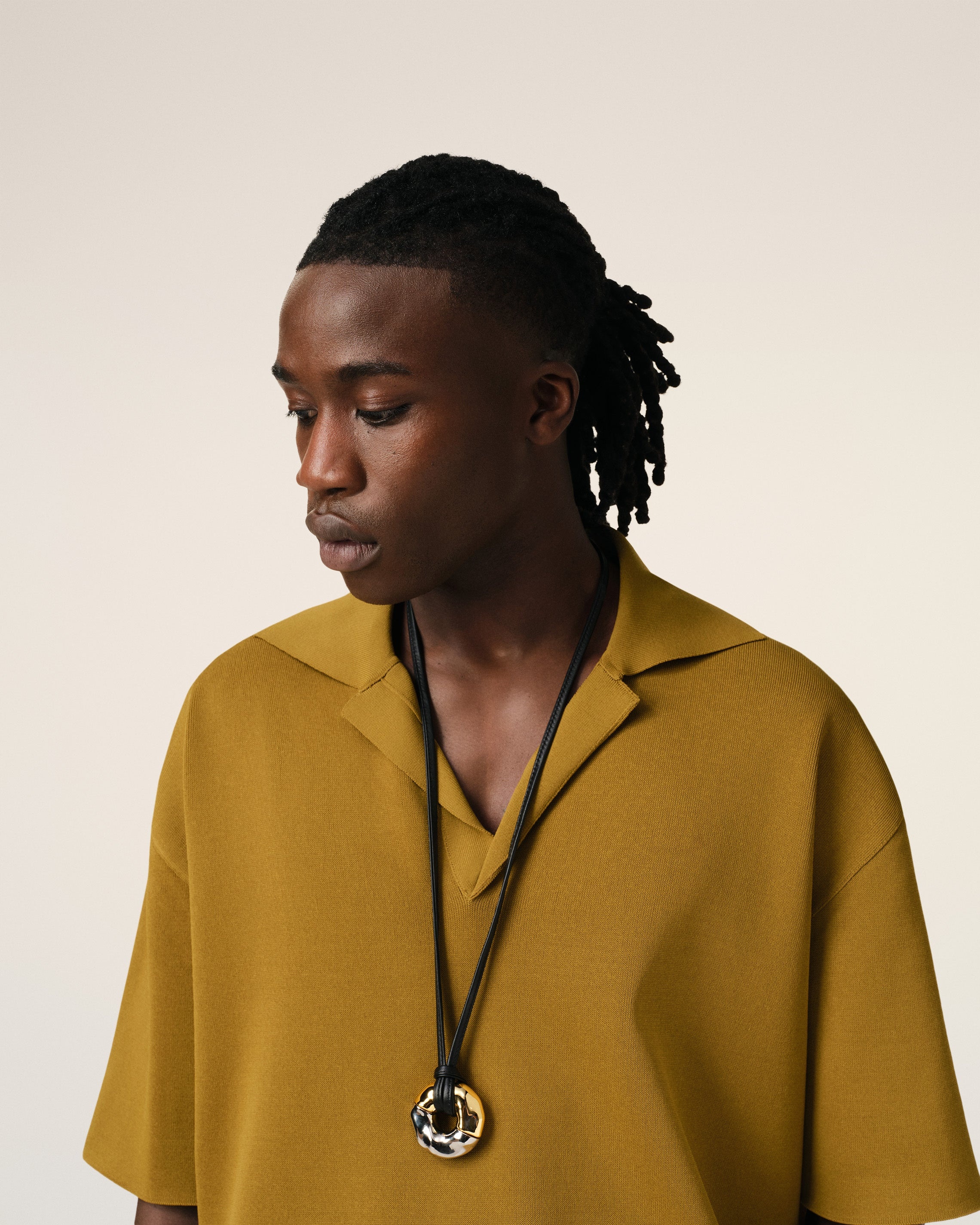 MUSTARD SHORT SLEEVE POLO - 4