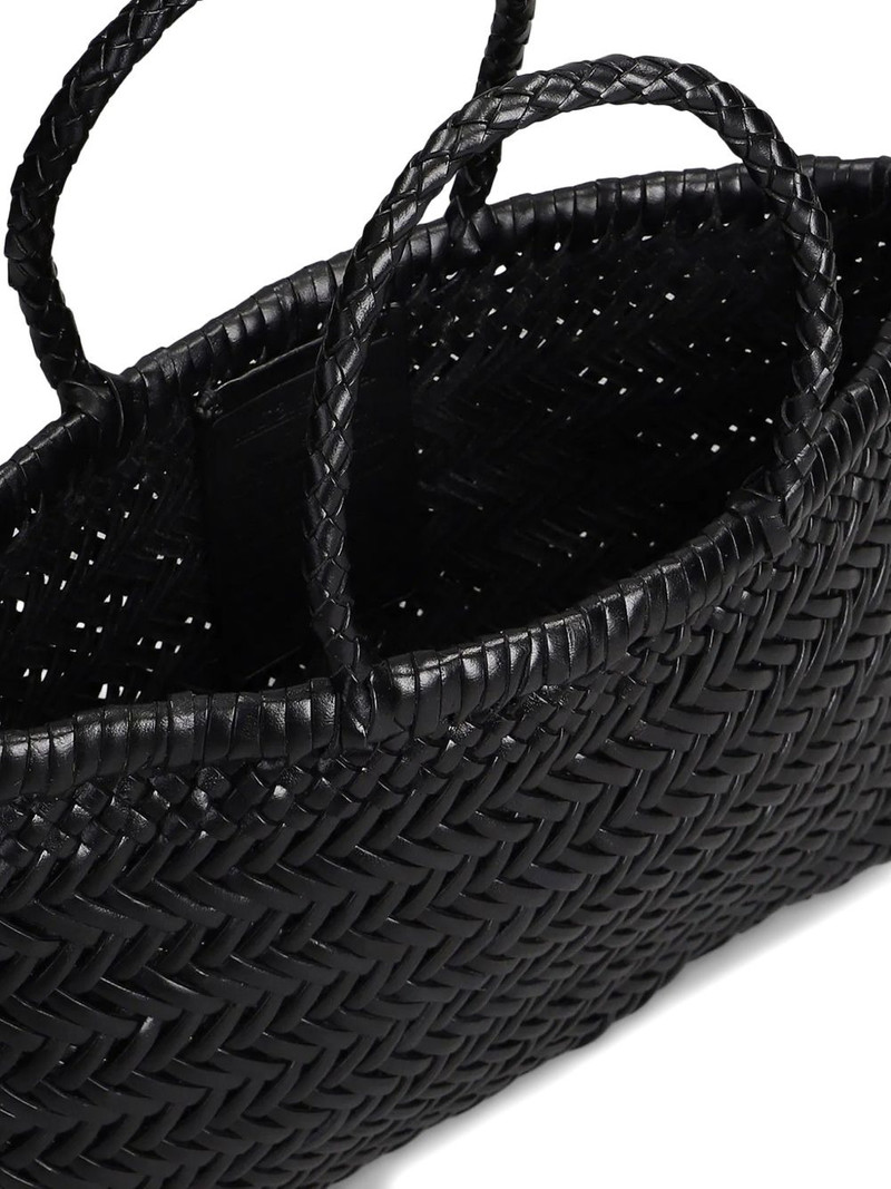 mini Flat Gora black tote bag 4