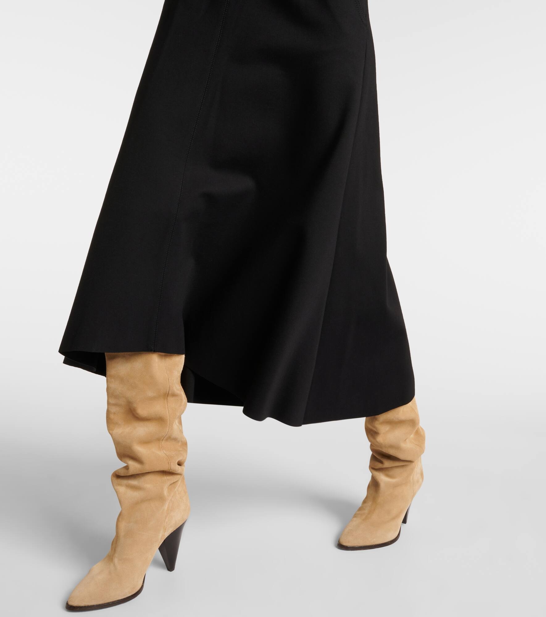 Emotional Essence jersey midi skirt - 5