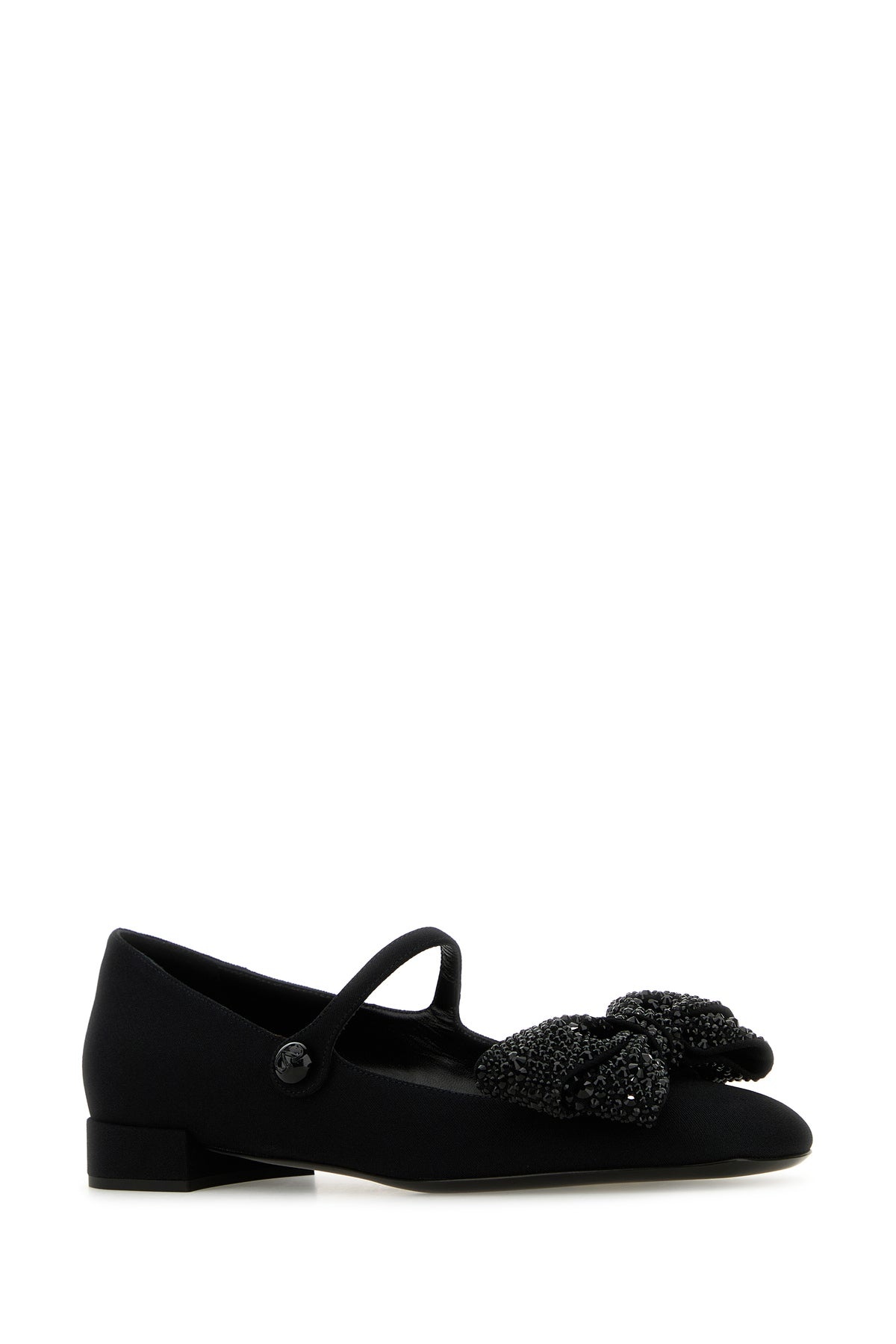 Black fabric ballerinas - 2