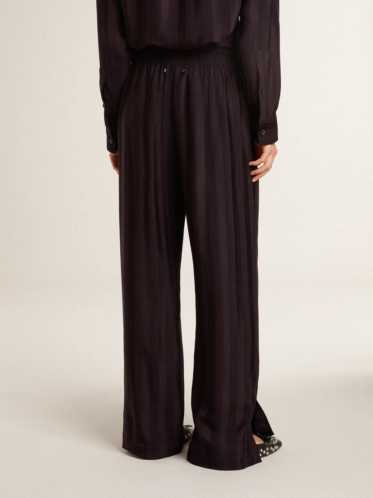 Women's joggers with ankle slit - 4