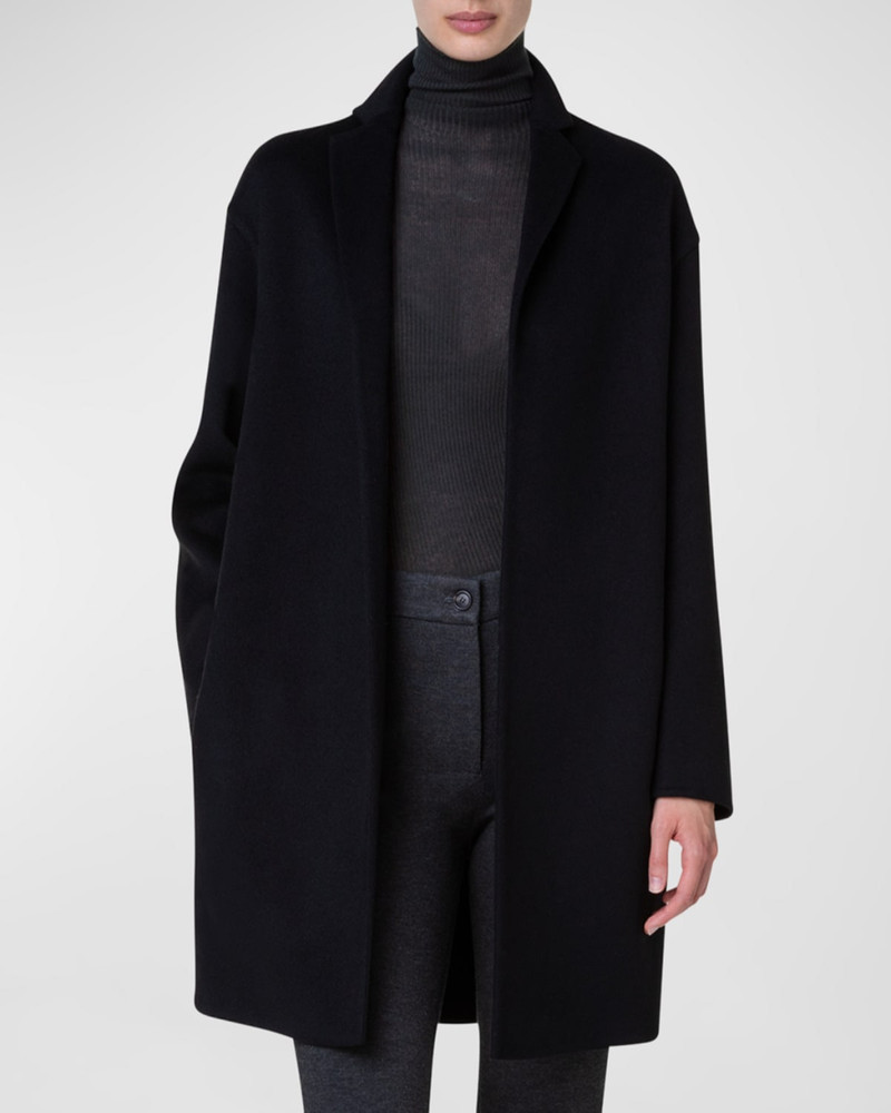 AKRIS Mae Brushed Cashmere Coat outlook