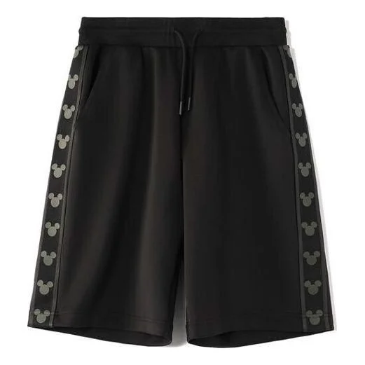 Li-Ning x Disney Graphic Striped Shorts 'Black' AKSR531-5 - 1