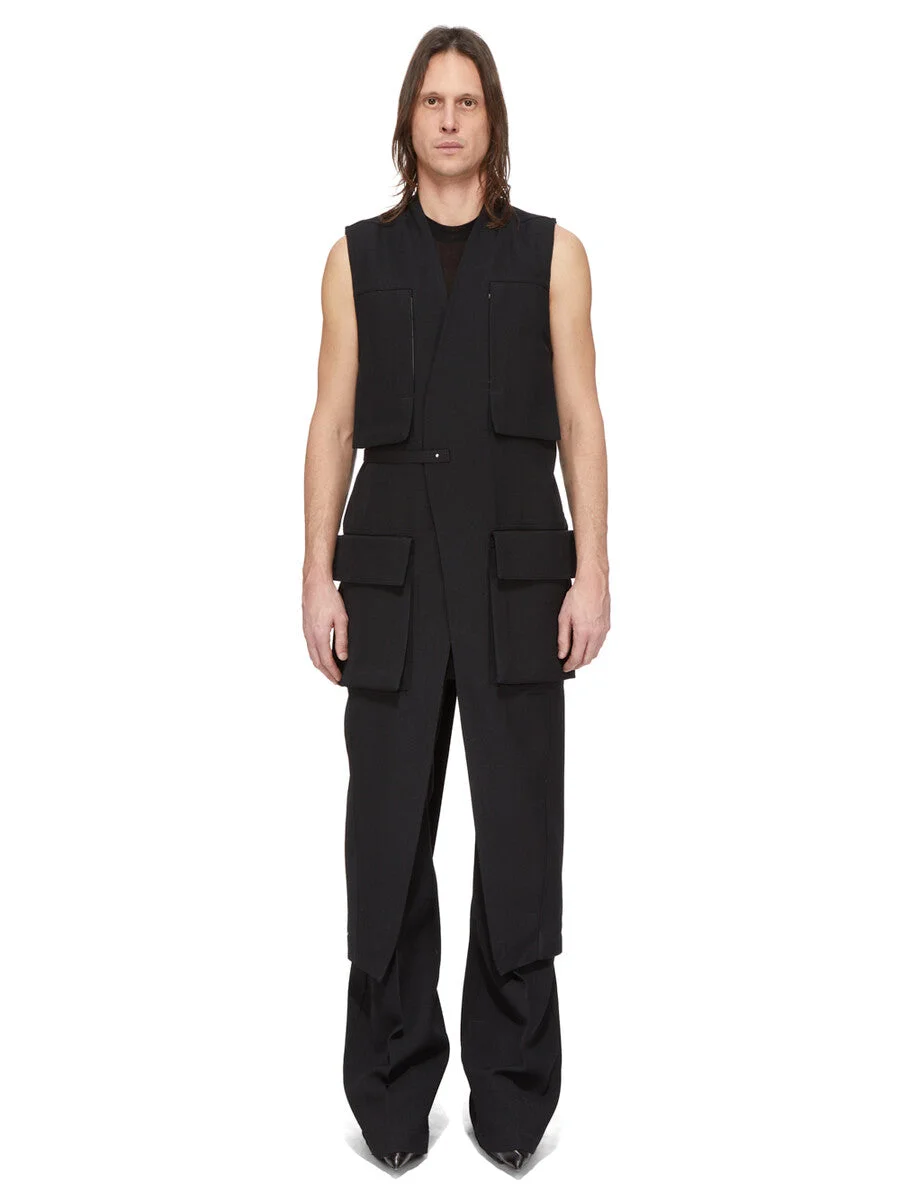 LONG LAB CARGO VEST - 1