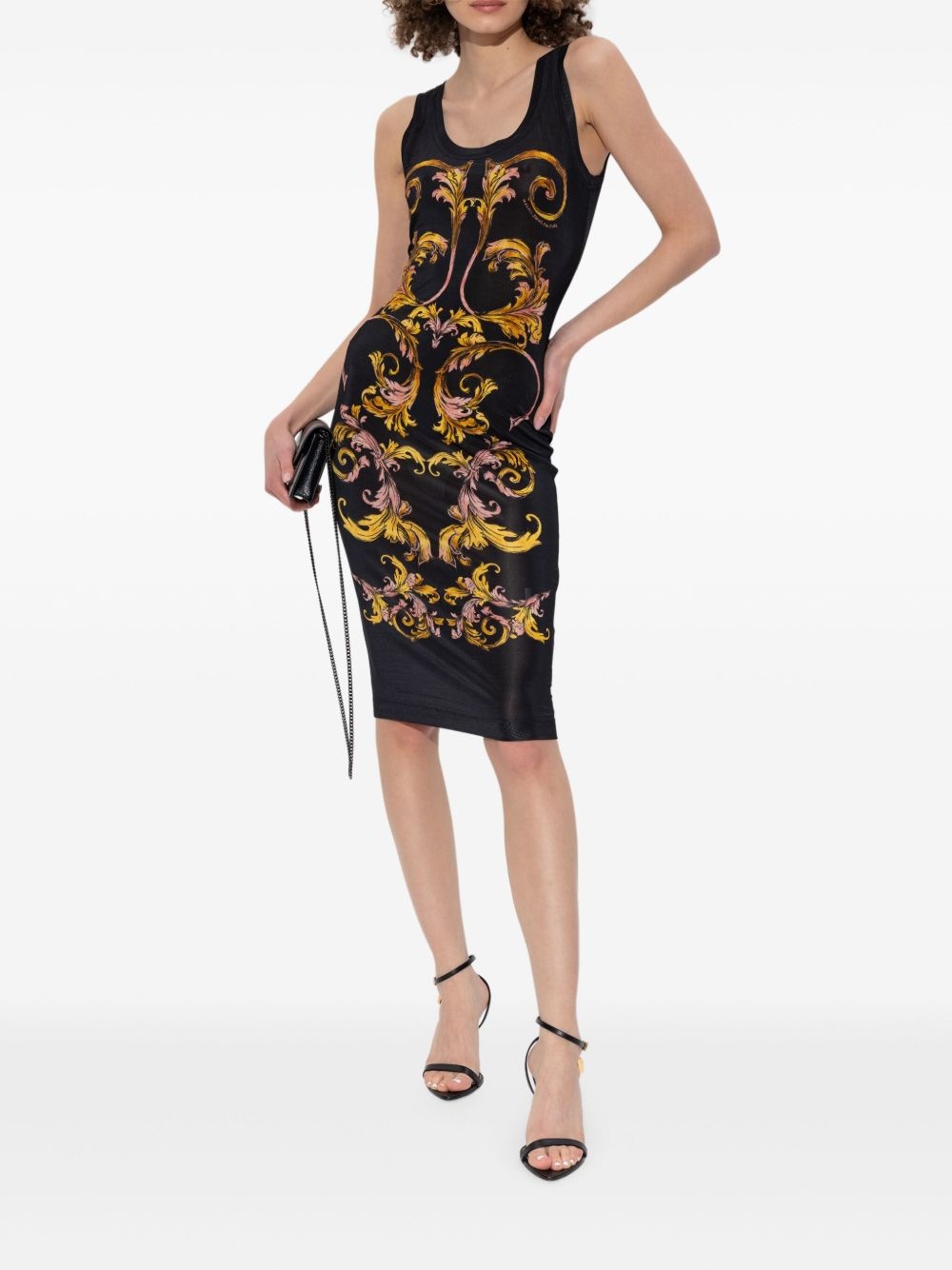 Barocco midi dress - 2