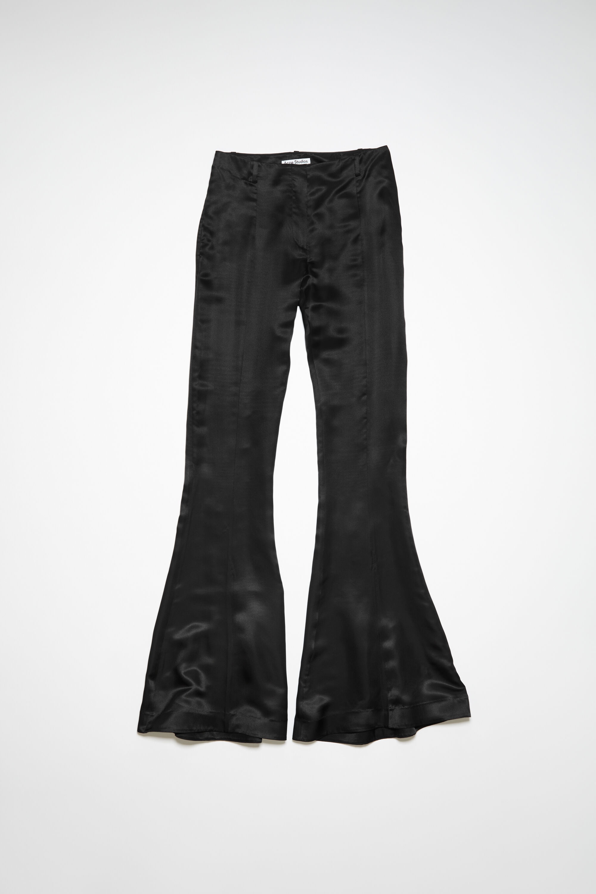 Satin trousers - Black - 6