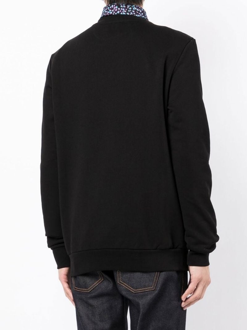 logo-print organic-cotton sweatshirt - 7