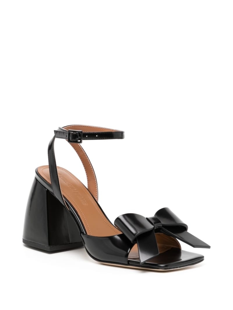 oversize-bow detail sandals - 2