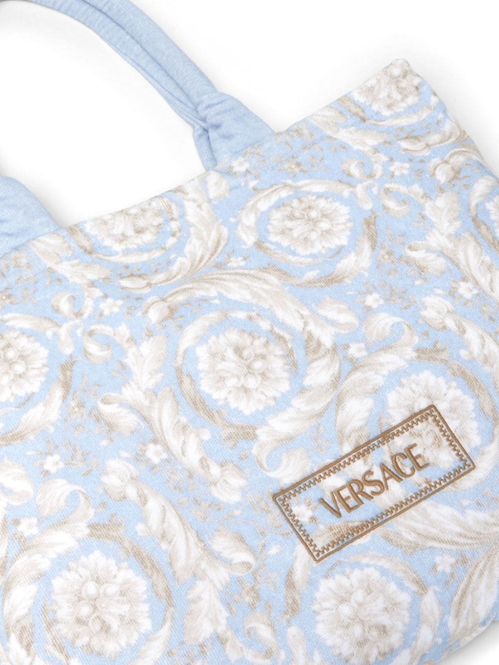 Barocco terry.towelling tote bag - 5