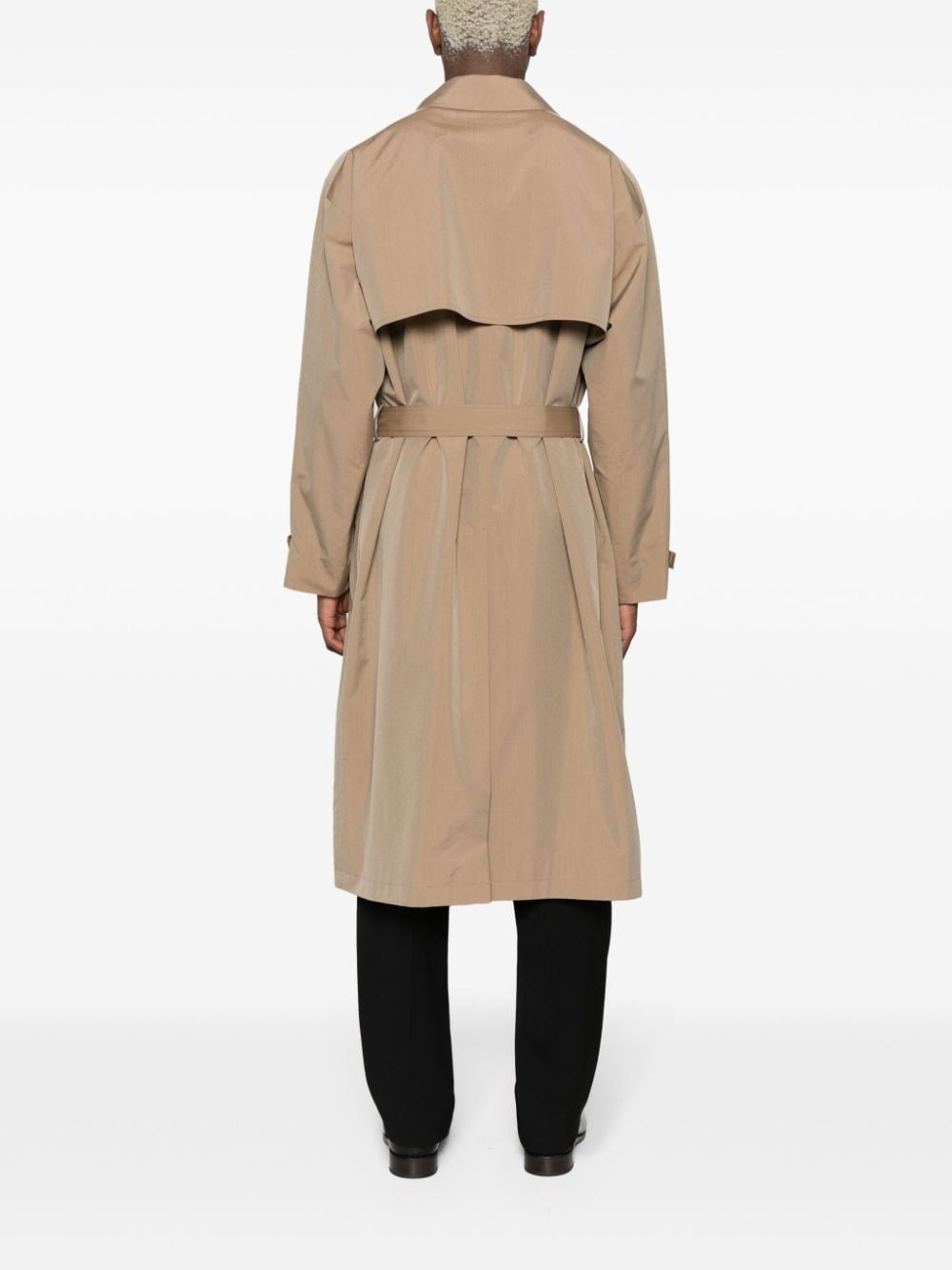 belted trench coat - 4