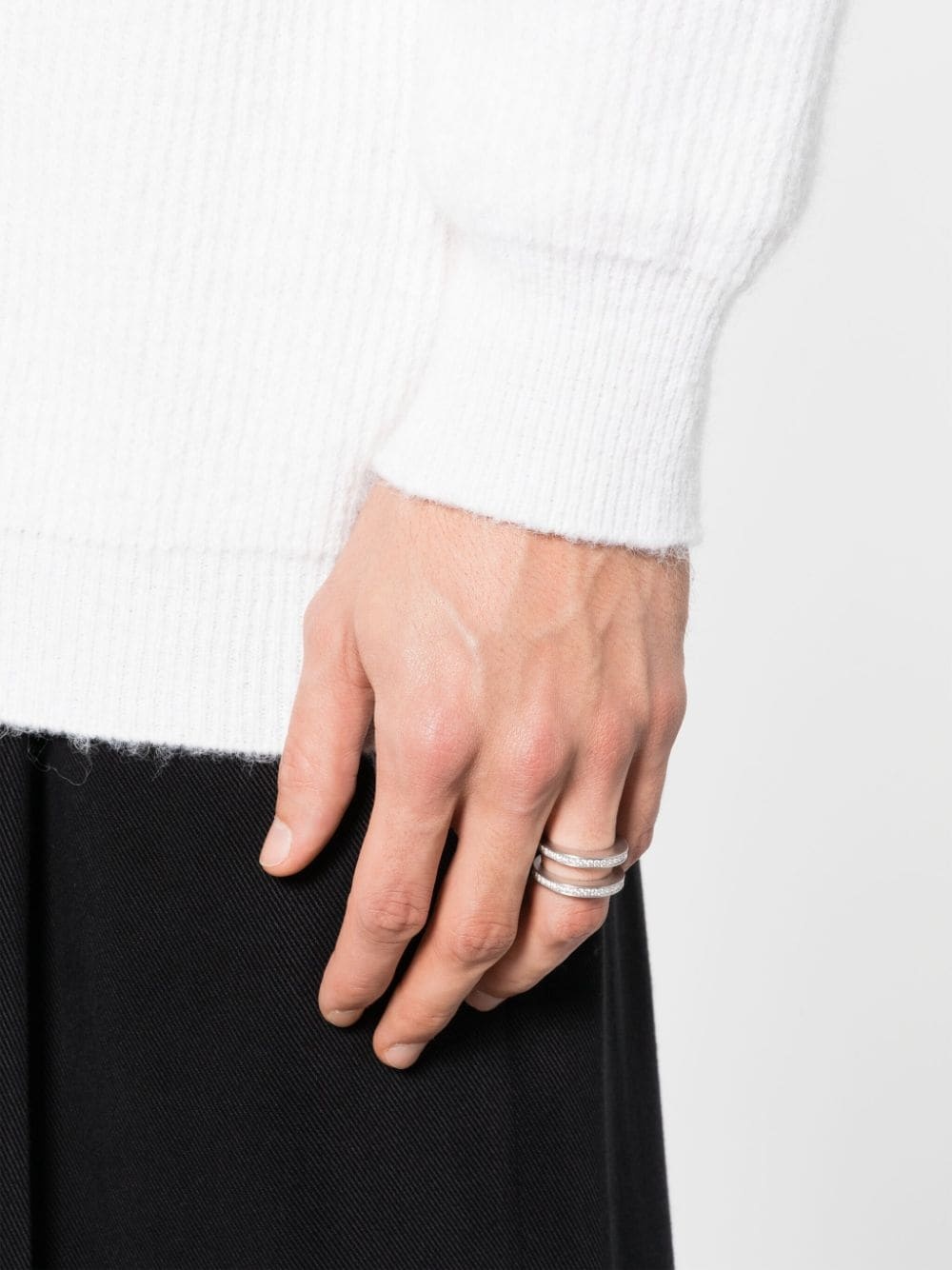 Vault Double zirconias rings - 2