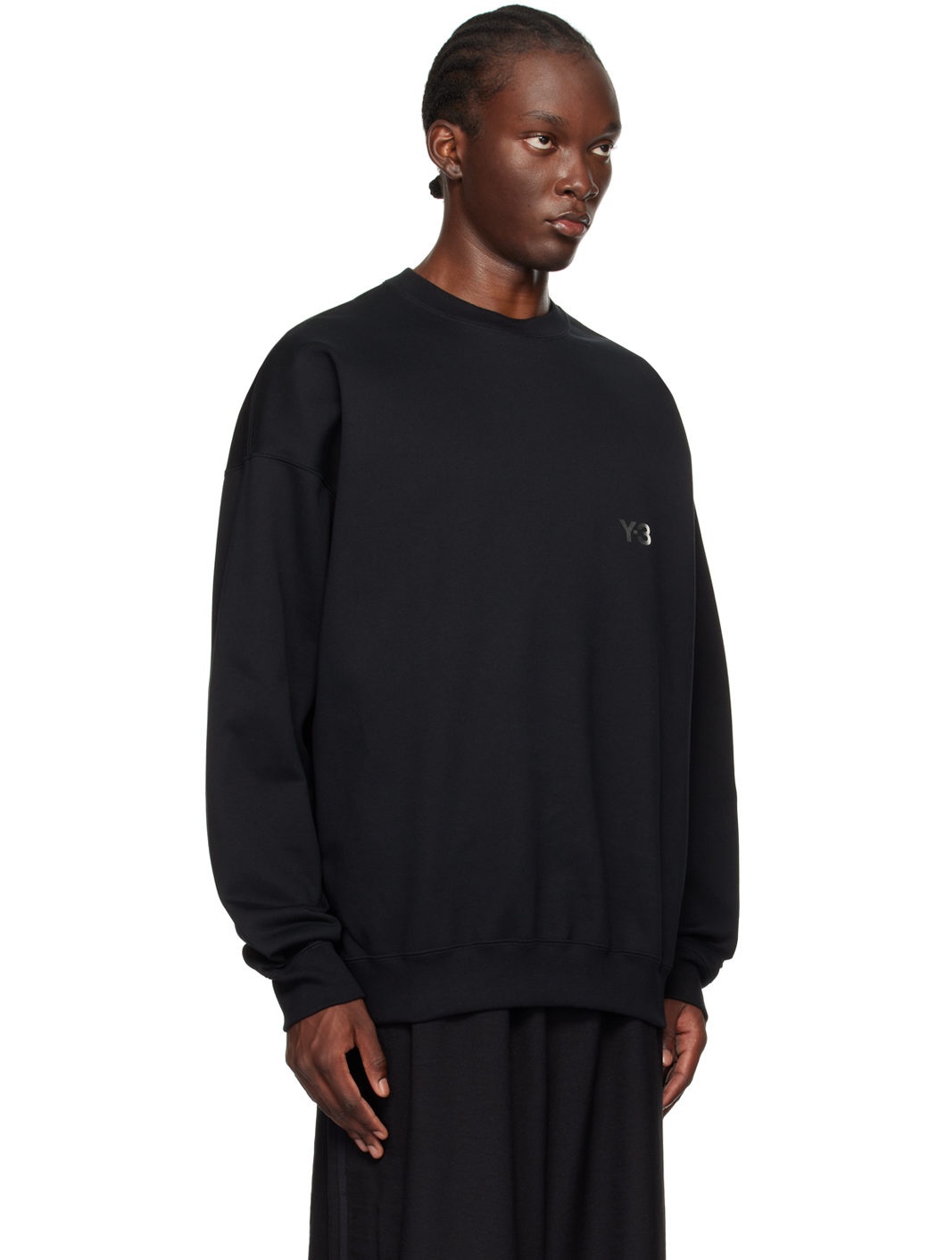 Black Bonded-Logo Sweatshirt - 2