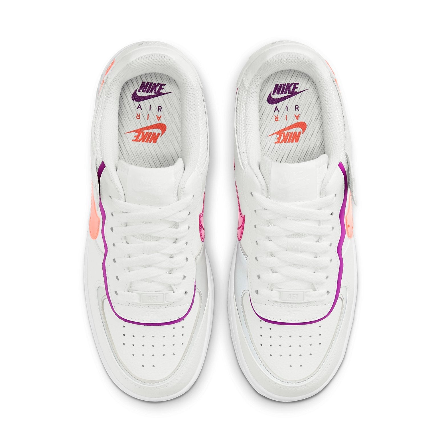 (WMNS) Nike Air Force 1 Shadow 'White Mango Red Plum' DH3859-100 - 4