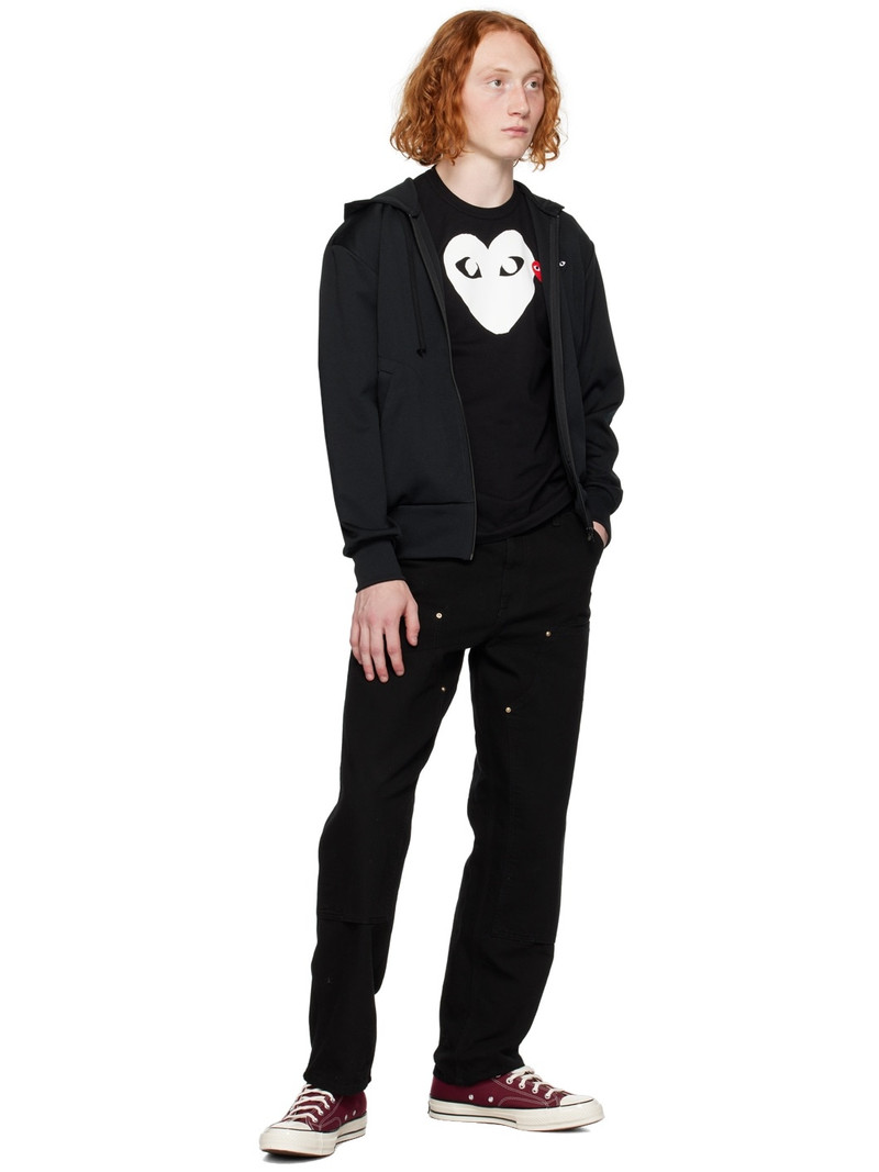 Comme des Garçons PLAY Black Outline Heart T-Shirt outlook