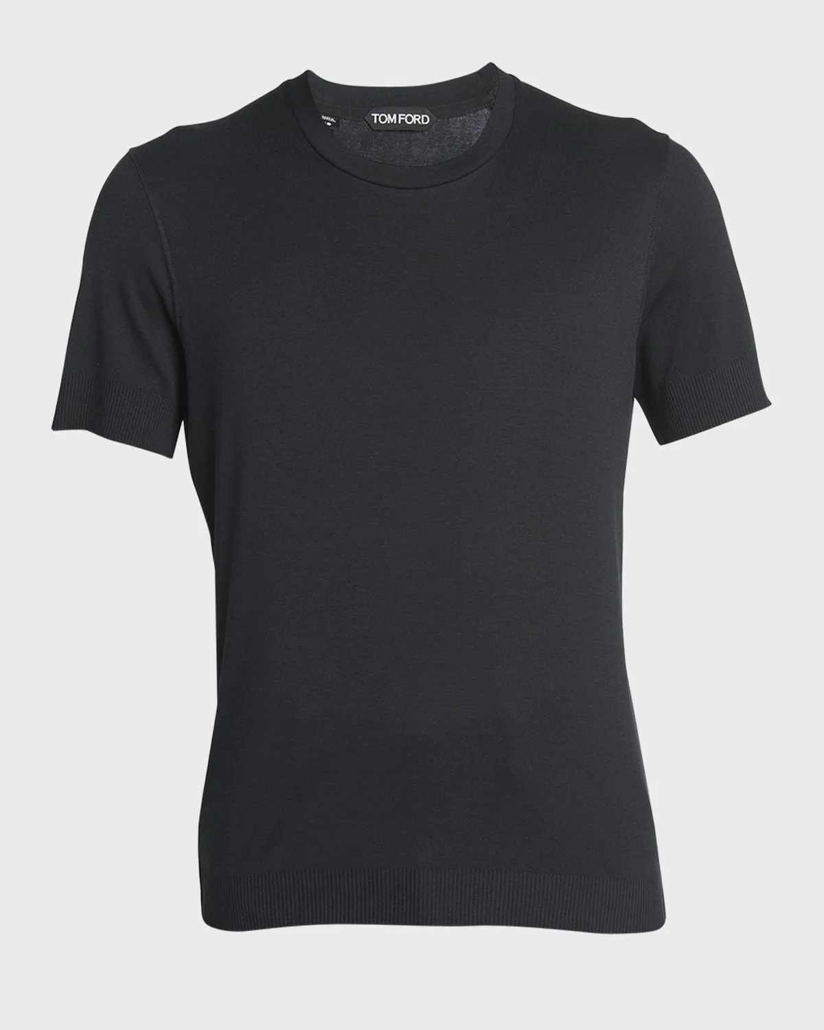 Men's Short-Sleeve Crewneck Sweater - 1