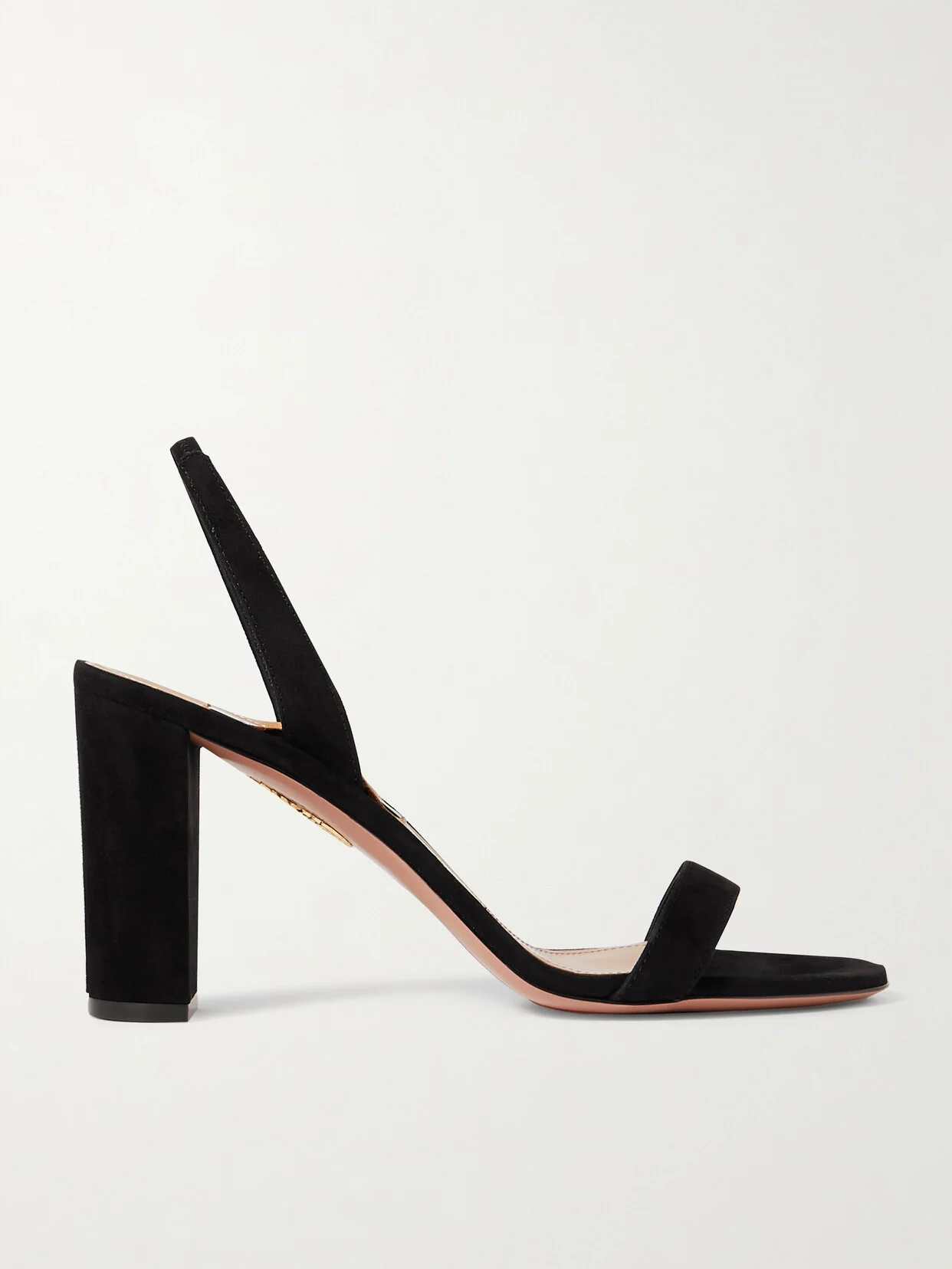 So Nude 85 Suede Slingback Sandals - 1