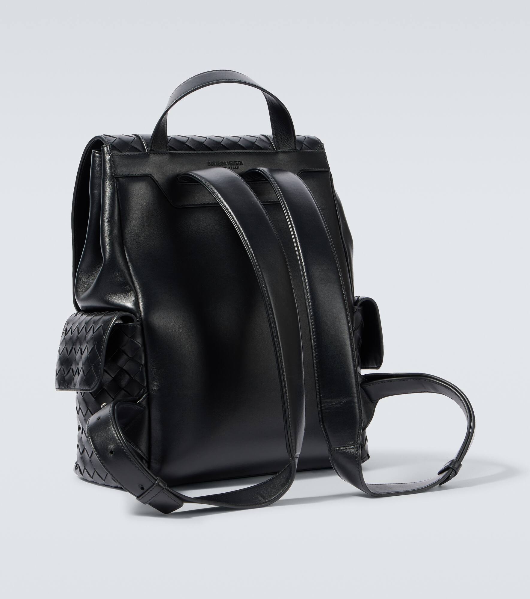 Avenue Intrecciato leather backpack - 5