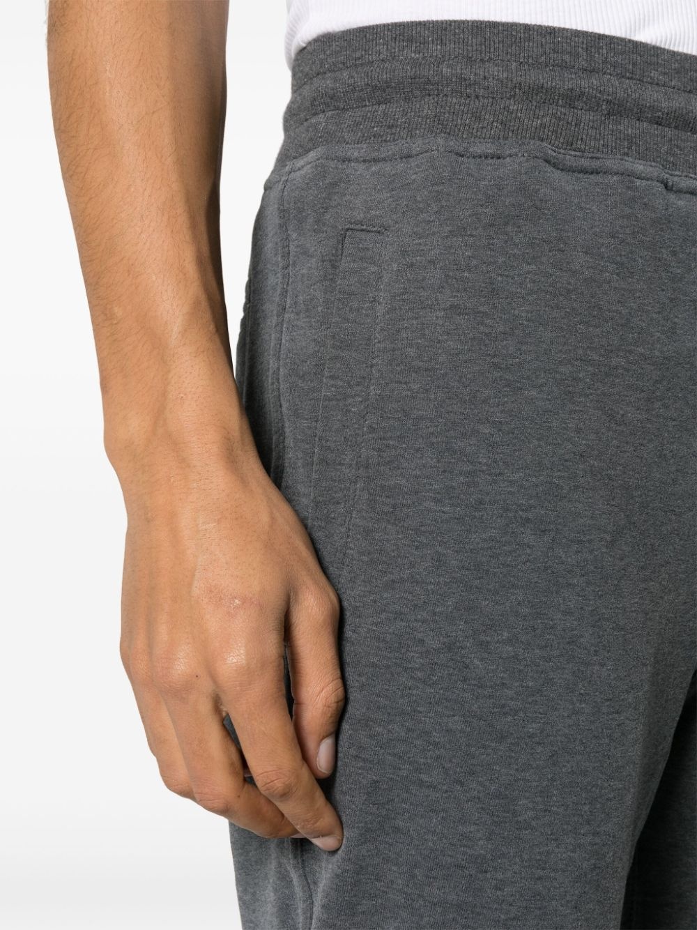 mÃ©lange jersey trousers - 8