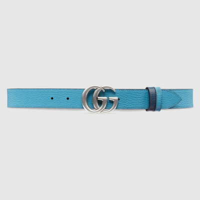 GUCCI GG Marmont reversible thin belt outlook