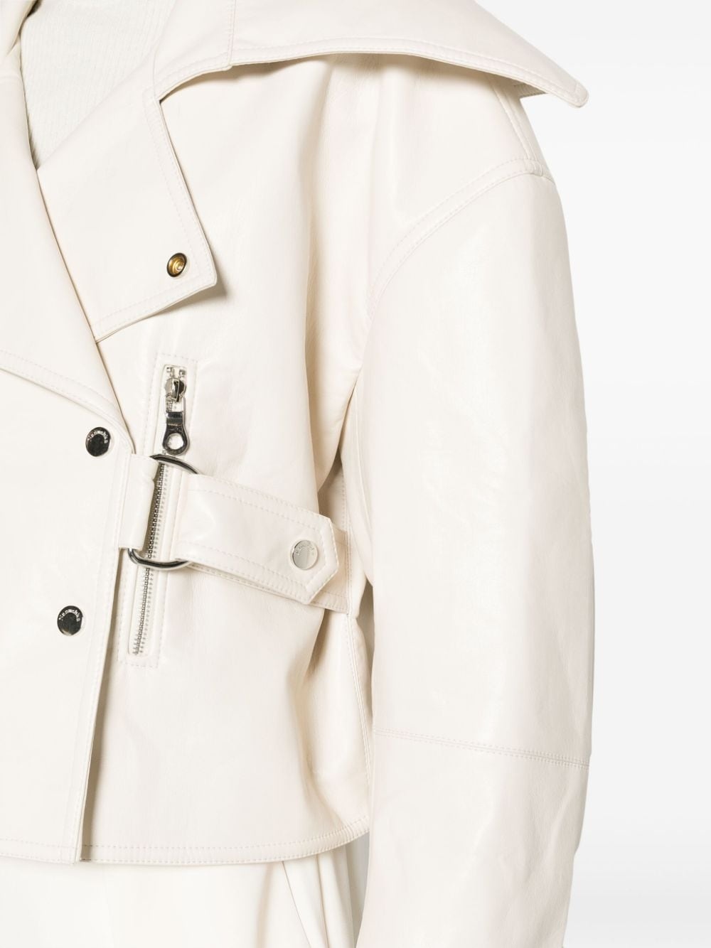 Ado cropped biker jacket - 5