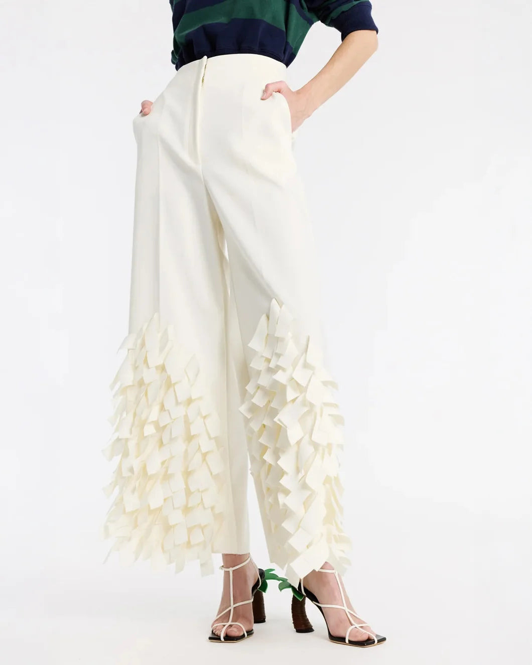 CULOTTES WITH RECTANGLE DETAIL - 6