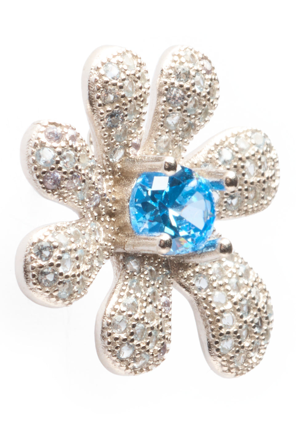 CLEAR SKY SQUASHED BLOSSOM EARRING - 3
