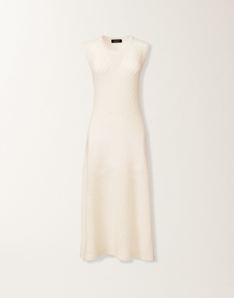 Wool and silk dress with sequins 1