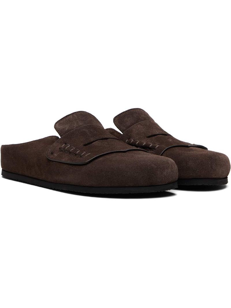 Brown 'The Mules' Loafers 4