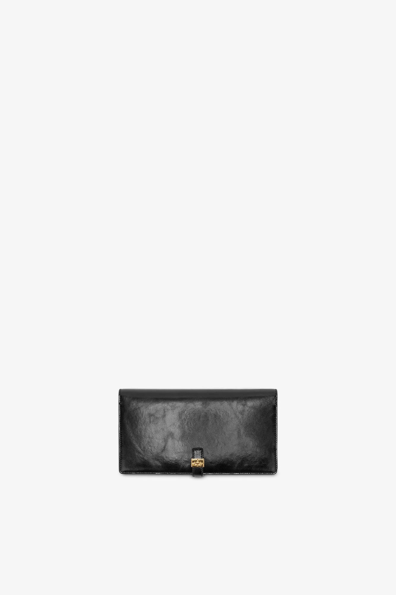 SUE SLIM LONG WALLET IN BLACK - 1