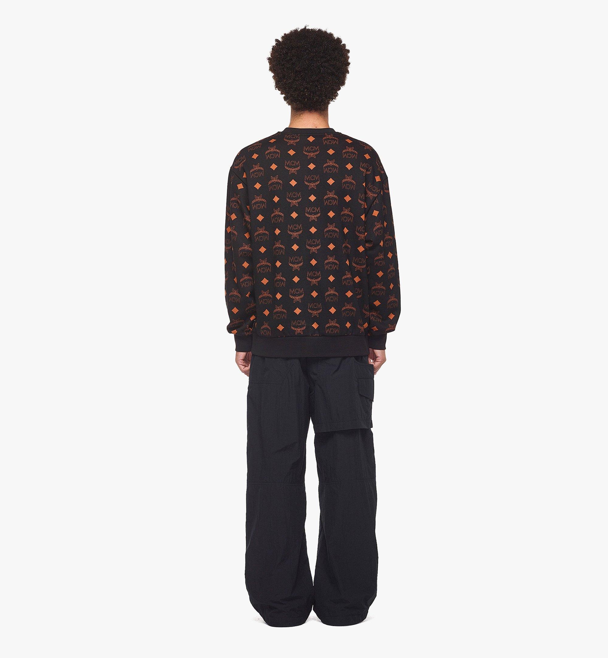 Maxi Monogram Print Sweatshirt in Organic Cotton - 5