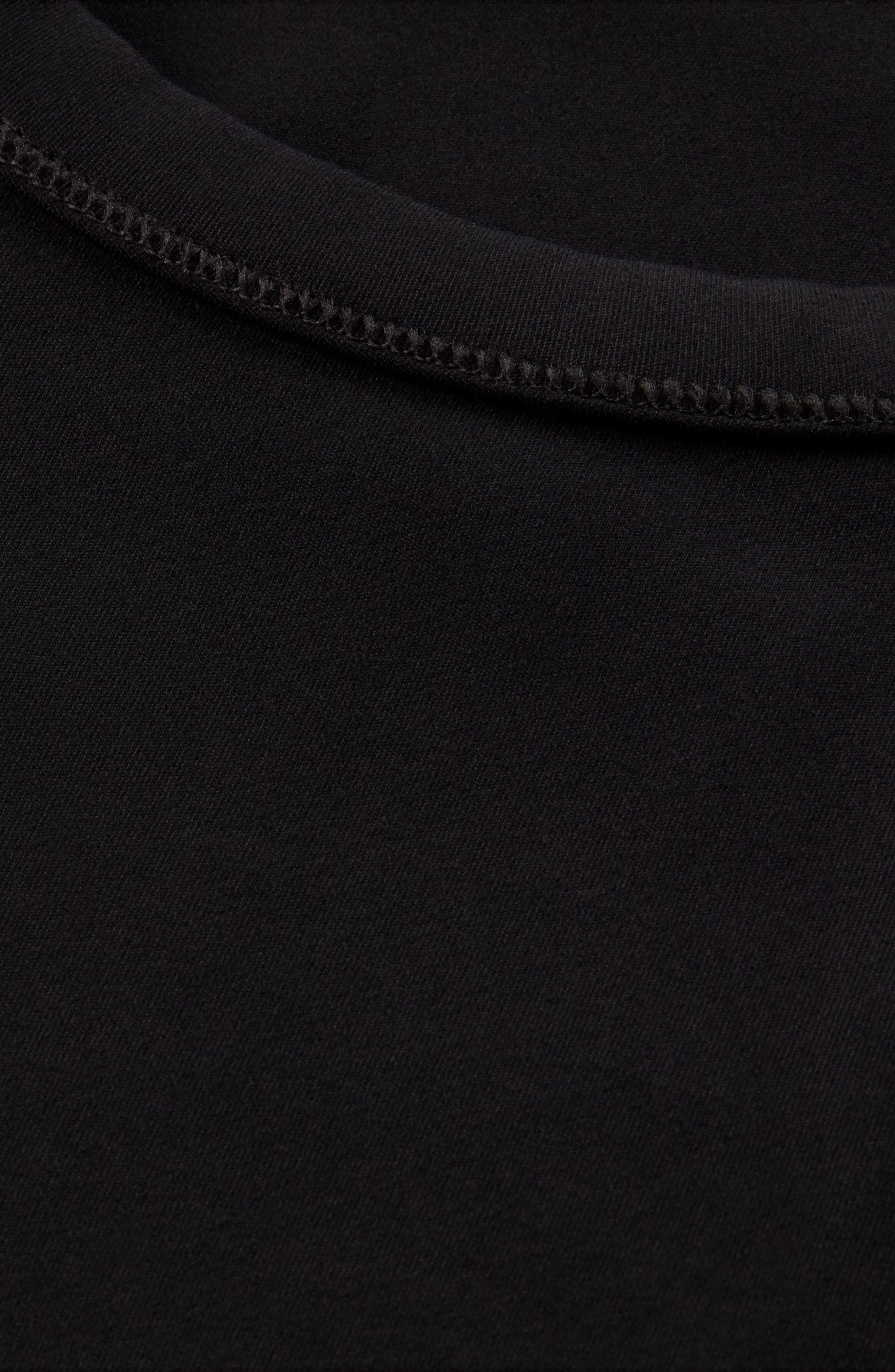 Nike One Fitted Dri-FIT Cropped Tank Top in Black/Black at Nordstrom - 6