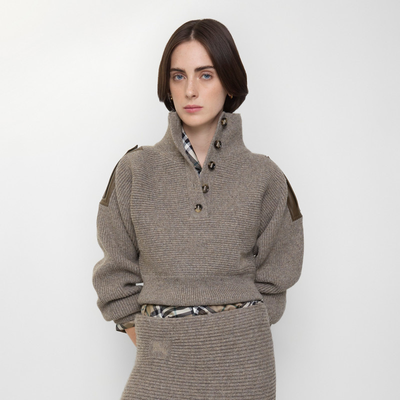 Burberry Wool Half-button Sweater outlook