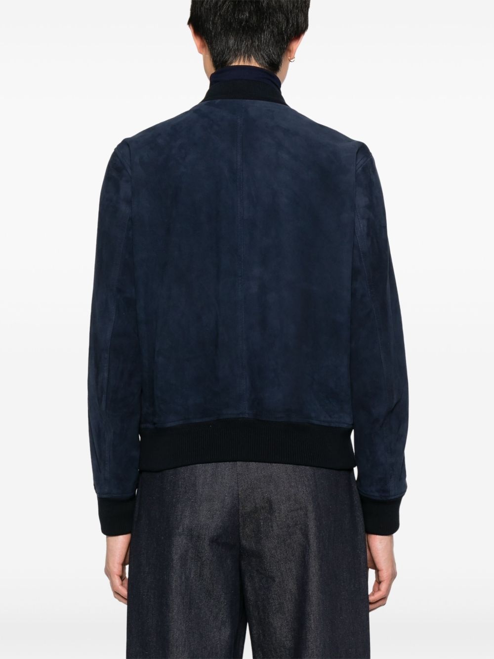 leather bomber jacket - 4