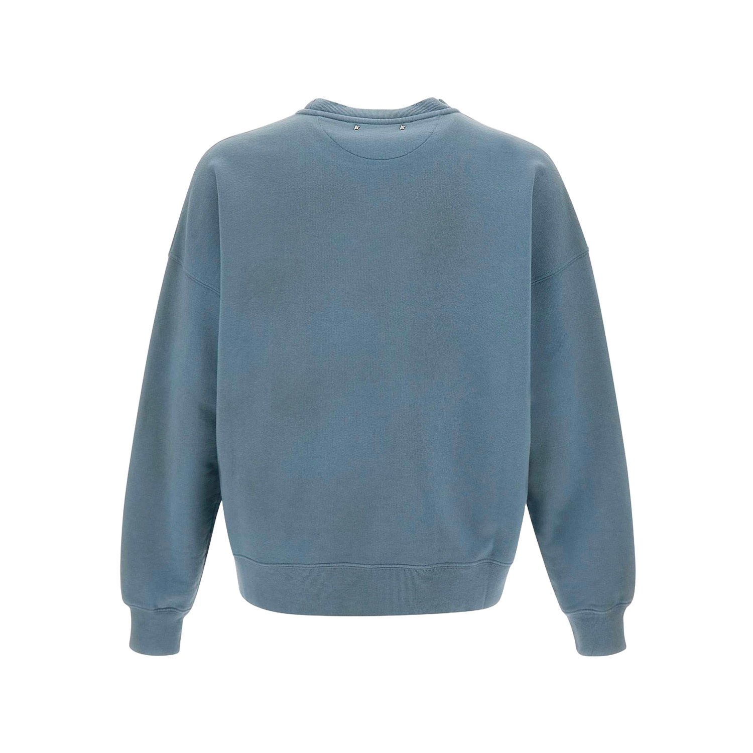 BLUE COTTON SWEATSHIRT - 2