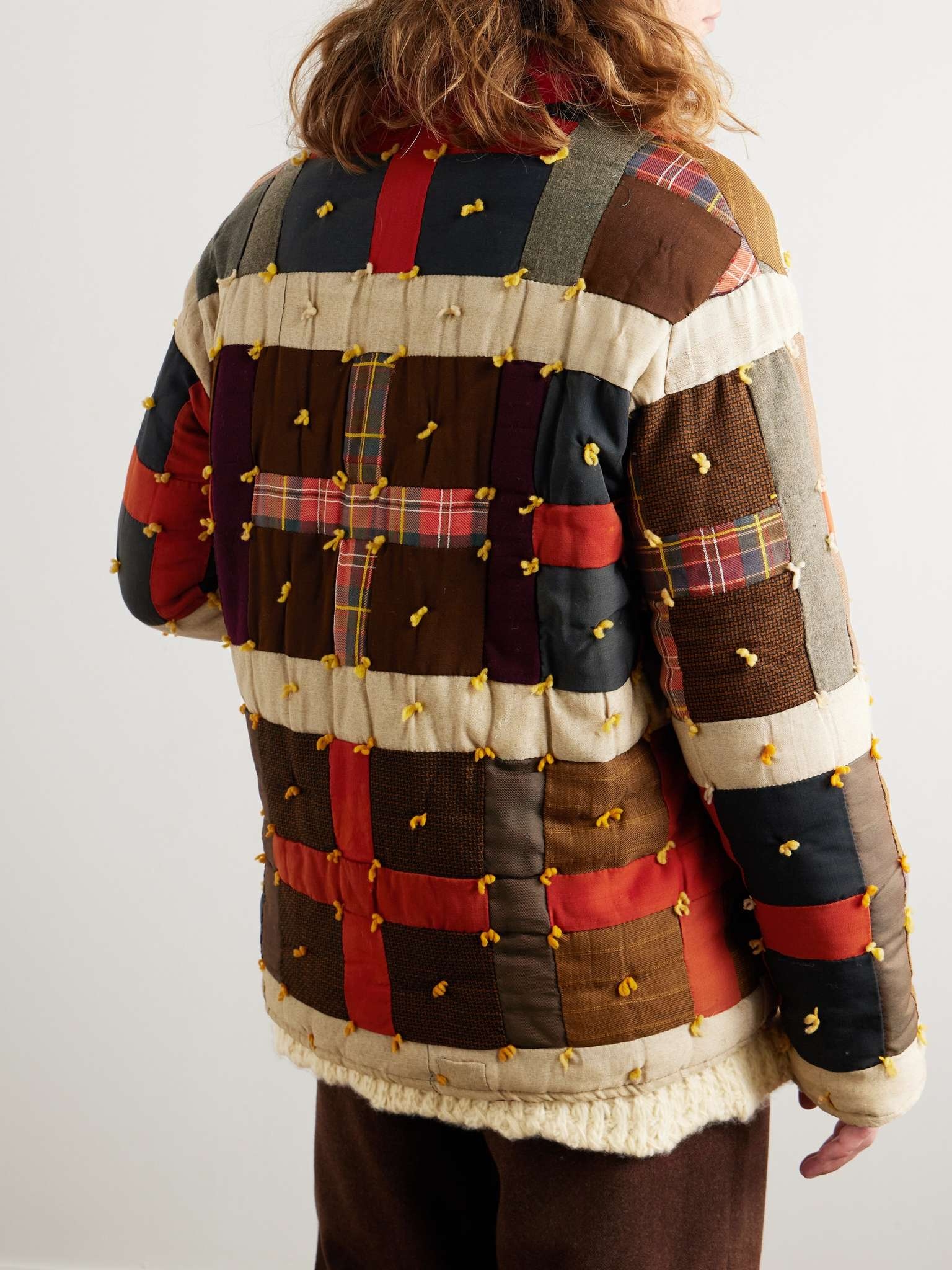 Popcorn Patchwork Quilted Cotton-Twill Jacket - 4