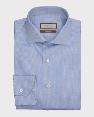 Canali Men's Micro-Pattern Dress Shirt outlook