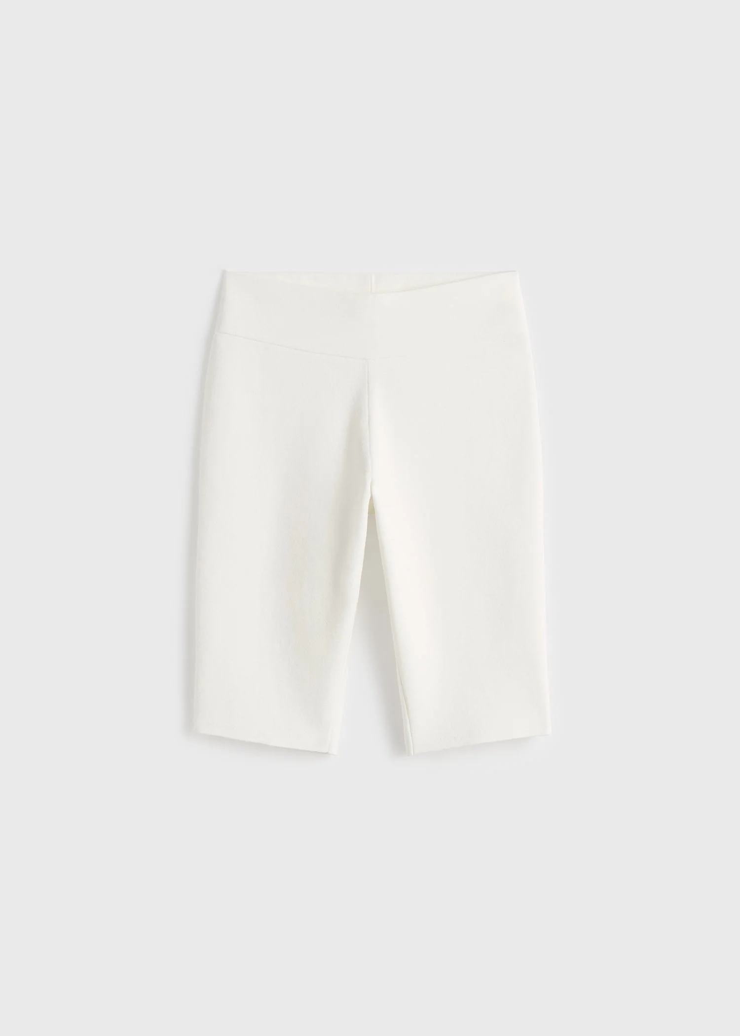 Capri knit shorts off-white - 1