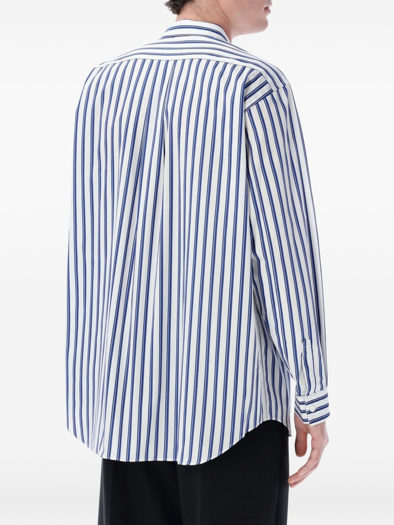 Comme des Garçons SHIRT striped cotton shirt outlook