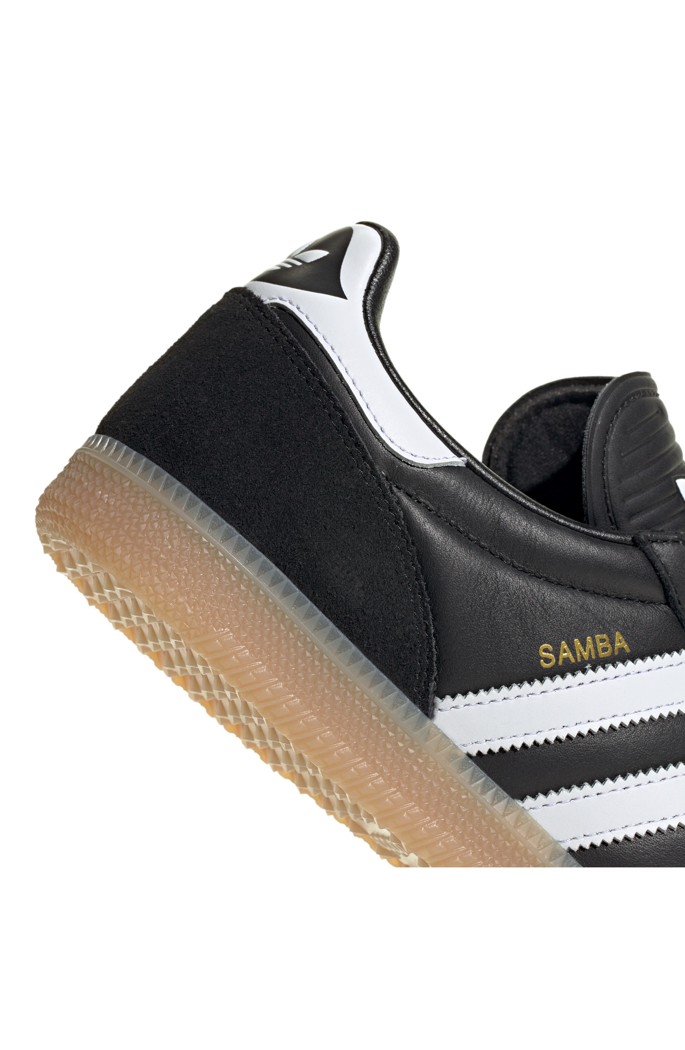 adidas Gender Inclusive Samba 62 Sneaker in Black/White/Gum at Nordstrom - 7