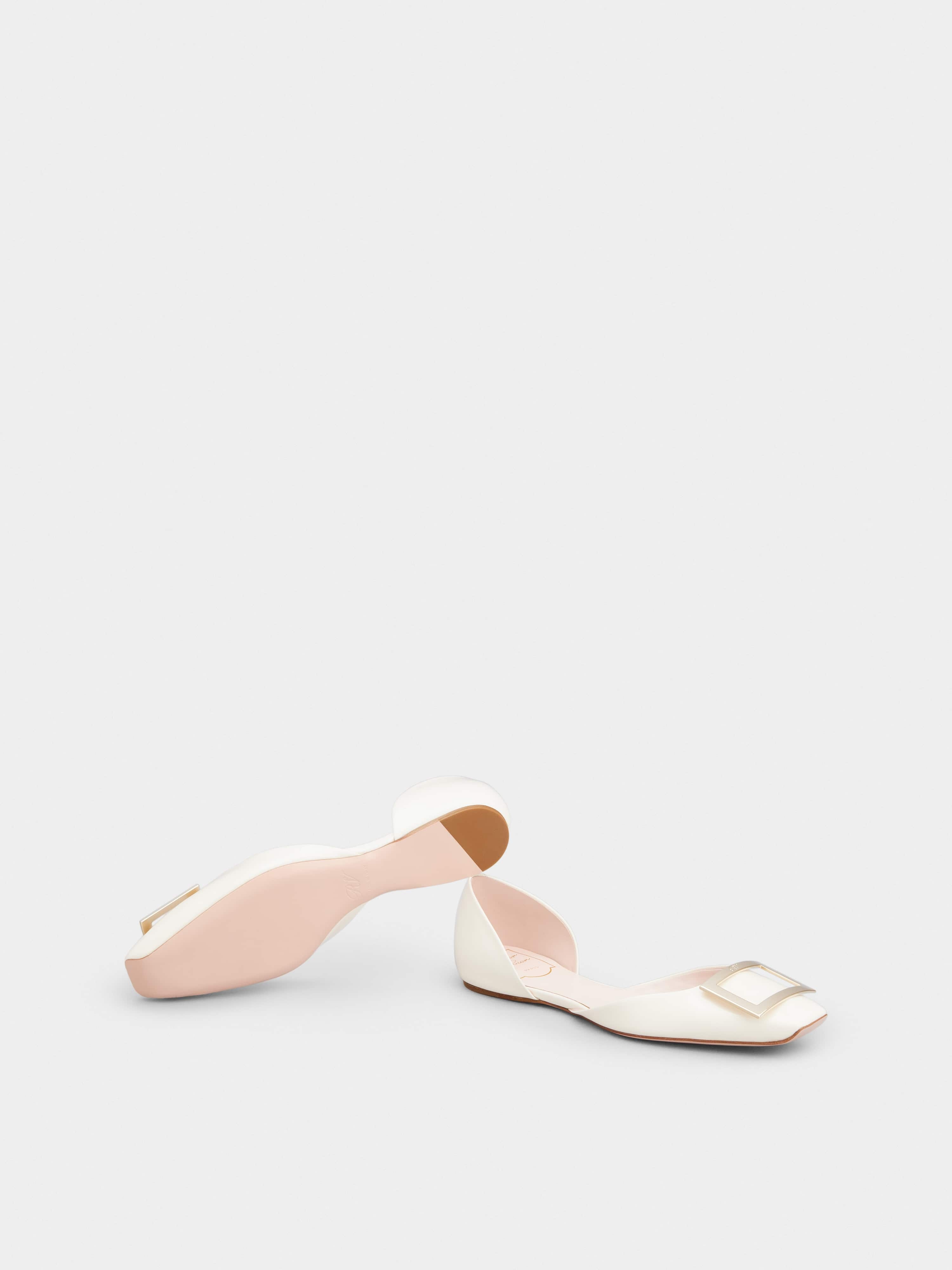 Trompette Dorsay Metal Buckle Ballerinas in Patent Leather - 6